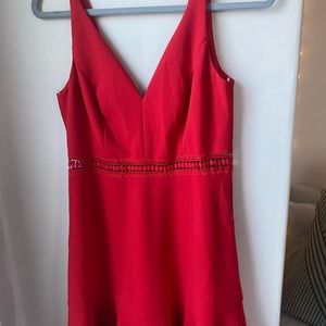 Lulus Red Cutout Dress